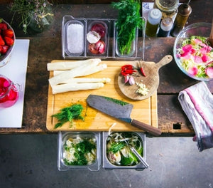 Kitchen Cutting Board With Trays Storage Box