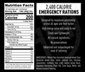 Ready Hour 2,400 Calorie Emergency Ration Bars (30-Pack)