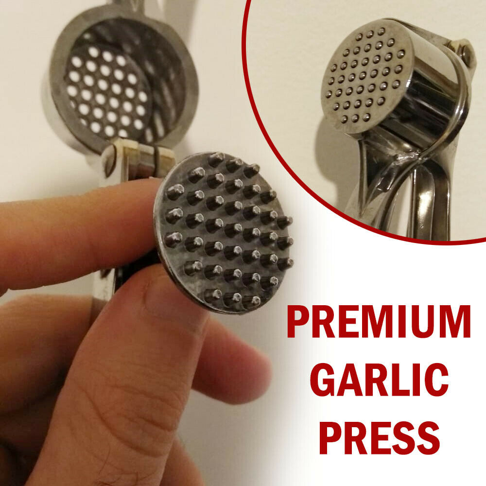 Garlic Press Crusher Mincer Chopper Peeler