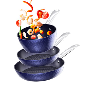 Frying Pan 3D Diamond Cookware