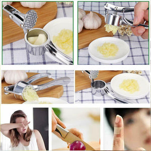 Garlic Press Crusher Mincer Chopper Peeler