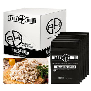 Ready Hour Freeze-Dried White Meat Chicken Case Pack (12 servings, 6 pk.)