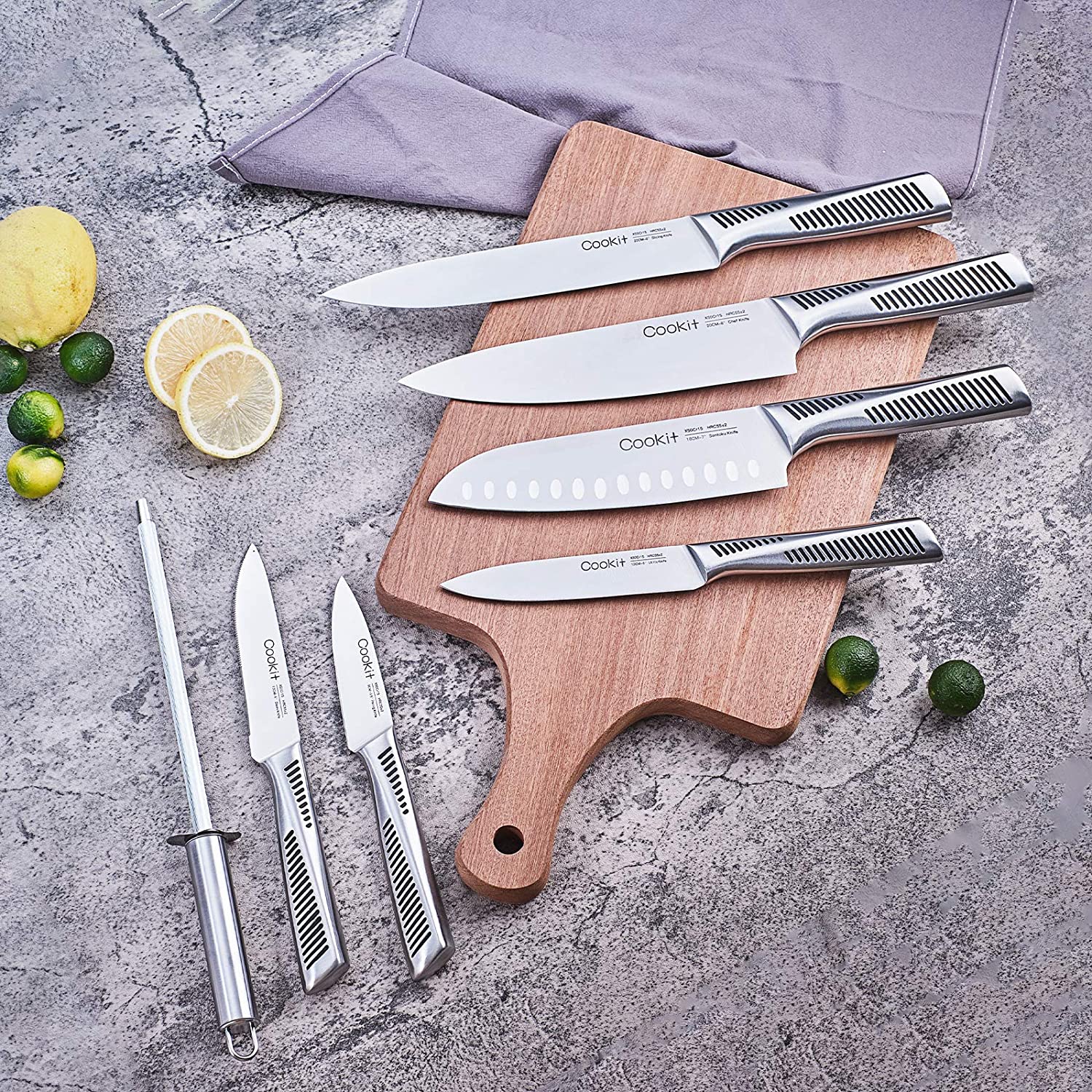 Stainless Steel 15 Piece Knife Sets
