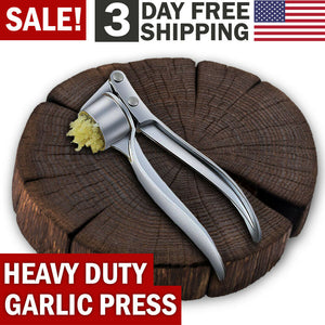 Garlic Press Crusher Mincer Chopper Peeler