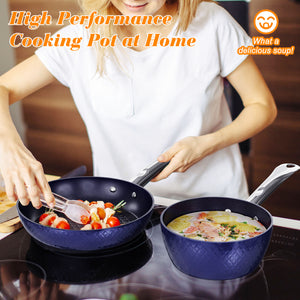 Frying Pan 3D Diamond Cookware