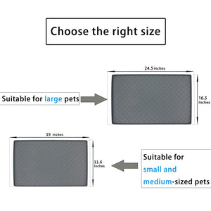 Non-Slip Waterproof Pet Food Mat Silicone Pet Food Drinking Mat